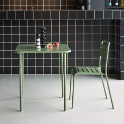 Gartentisch aus Stahl 2 Plätze