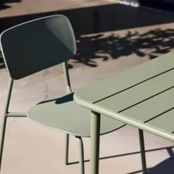 Gartentisch aus Stahl + 6 Stühle