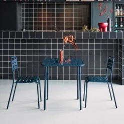 Gartentisch mit 2 Stühlen aus Stahl