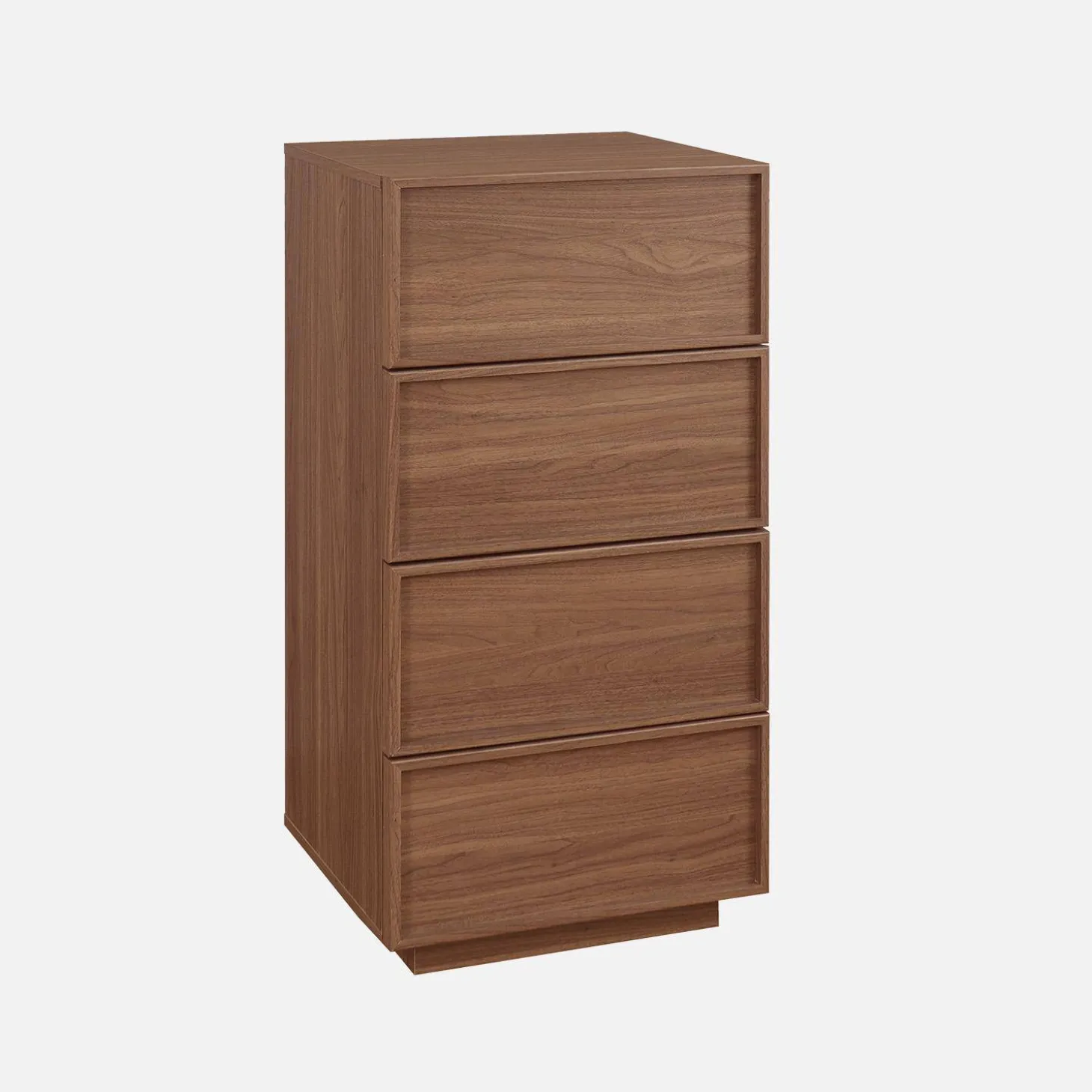 Hochkommode 4 Schubladen Holzlook