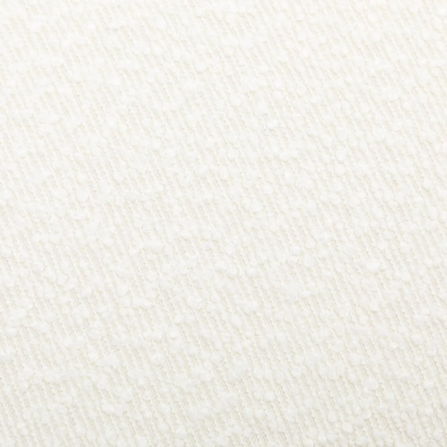 Hocker mit Bezug aus strukturiertem Bouclé