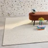 Indoor Teppich Bouclé-Optik cremefarben meliert