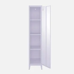 Industrieller Schrank aus Stahl mit 4 Stauräumen