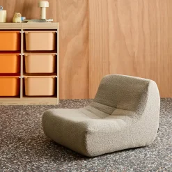 Kinder-Sessel mit strukturiertem Bouclé-Bezug, 1-Sitzer