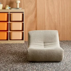Kinder-Sessel mit strukturiertem Bouclé-Bezug, 1-Sitzer