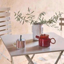 Klappbarer Bistro-Gartentisch aus Stahl, 2 Personen