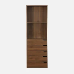 Kleiderschrankmodul 5 Schubladen 2 Regale