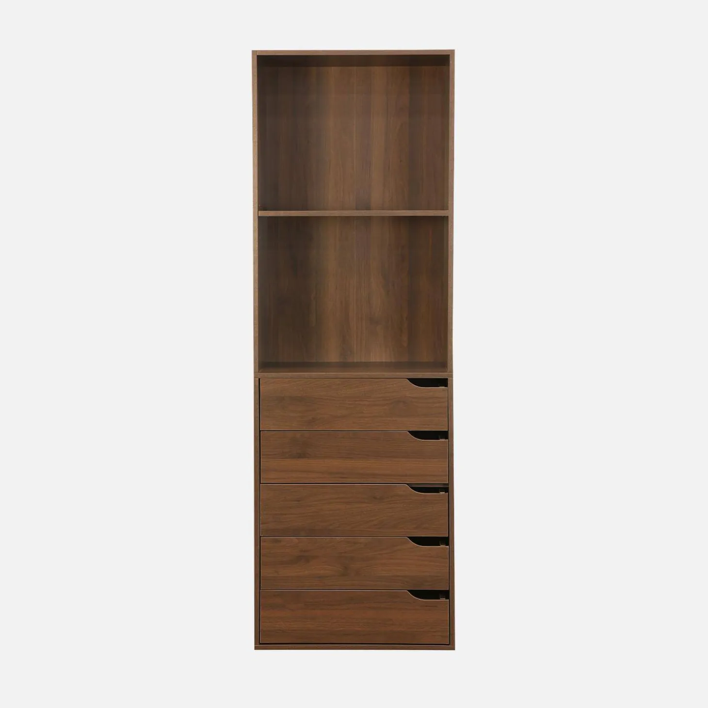 Kleiderschrankmodul 5 Schubladen 2 Regale