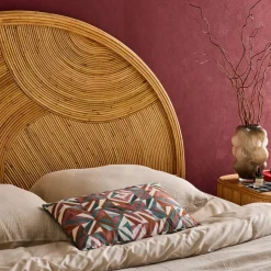 Kopfteil aus natürlichem Rattan