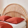 Kopfteil aus Rattan, naturfarben