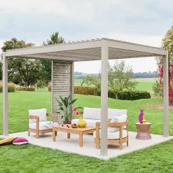 Lamellenwand 100cm für Pergola Triomphe 3x3m V2 3x4m 3x6m