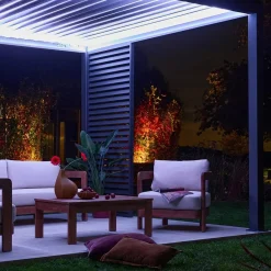 Lamellenwand 100cm für Pergola Triomphe 3x3m V2 3x4m 3x6m