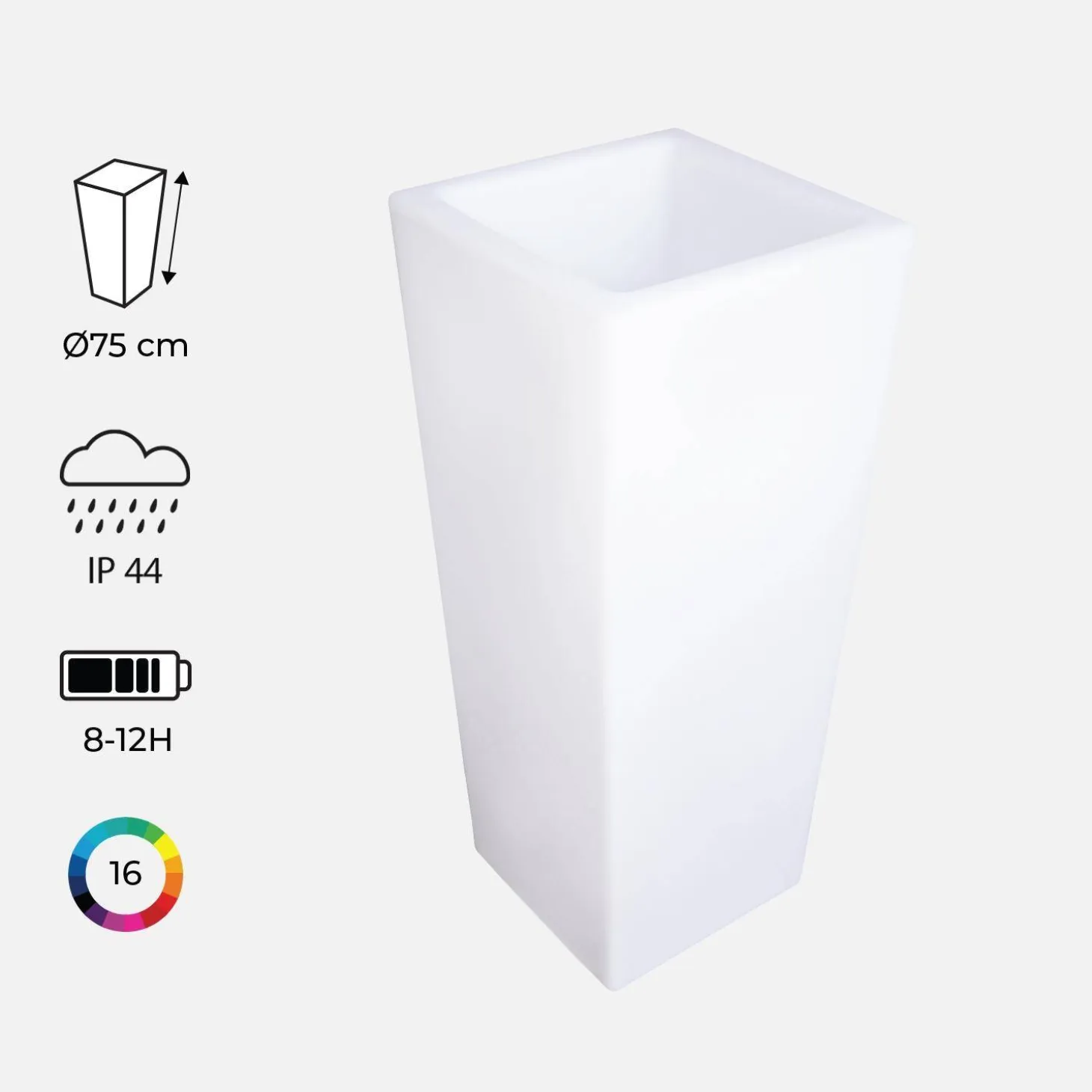 LED Vase 75cm