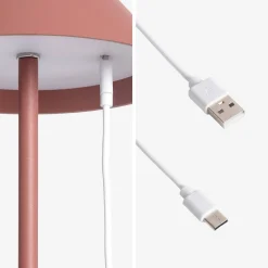 Mobile LED-Tischlampe für Innen- und Außenbereich H 135 cm