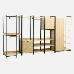 Modulares Kleiderschrank-Set mit 5 Elementen