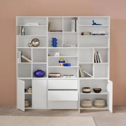 Modulares Regal Holzdekor 9 Elemente