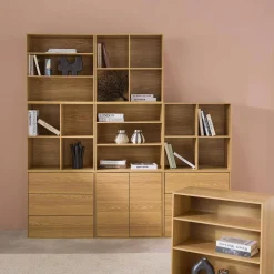 Modulares Regal Holzdekor 9 Elemente