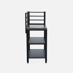 Outdoor-Küchenregal aus Stahl 2 Ablagen B 48,5 cm