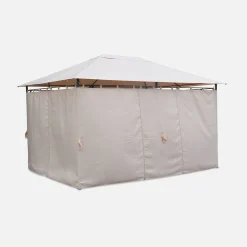 Pavillon 3 x 4 m mit Vorhängen