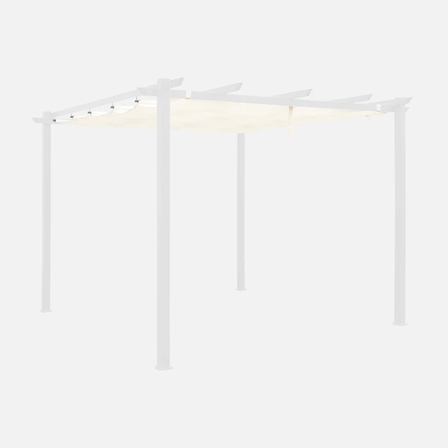Pergola-Dachleinwand 3x3m Isla