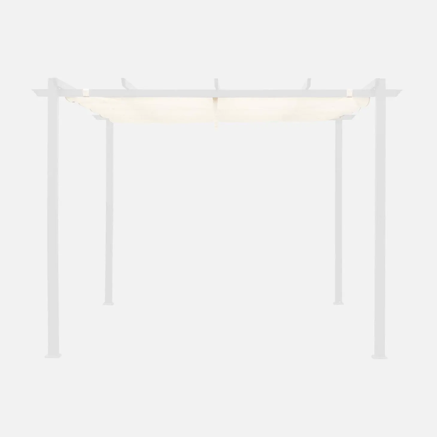 Pergola-Dachleinwand 3x3m Isla