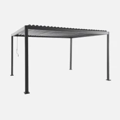 Pergola mit Lamellendach Imperial 3x4m Aluminium und Stahl