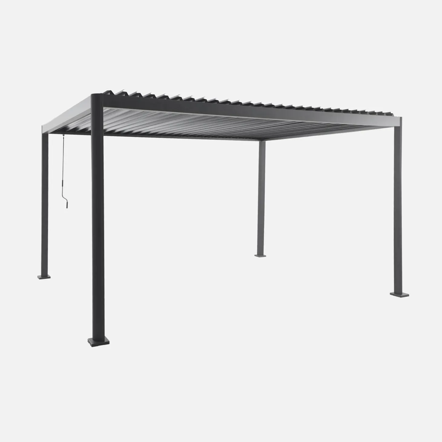 Pergola mit Lamellendach Imperial 3x4m Aluminium und Stahl