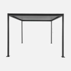 Pergola mit Lamellendach Imperial 3x4m Aluminium und Stahl