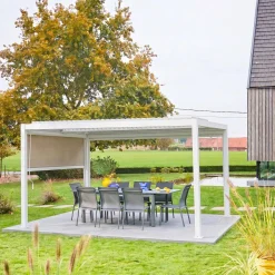 Pergola mit Lamellendach Palace 3x4m + Markise 3m