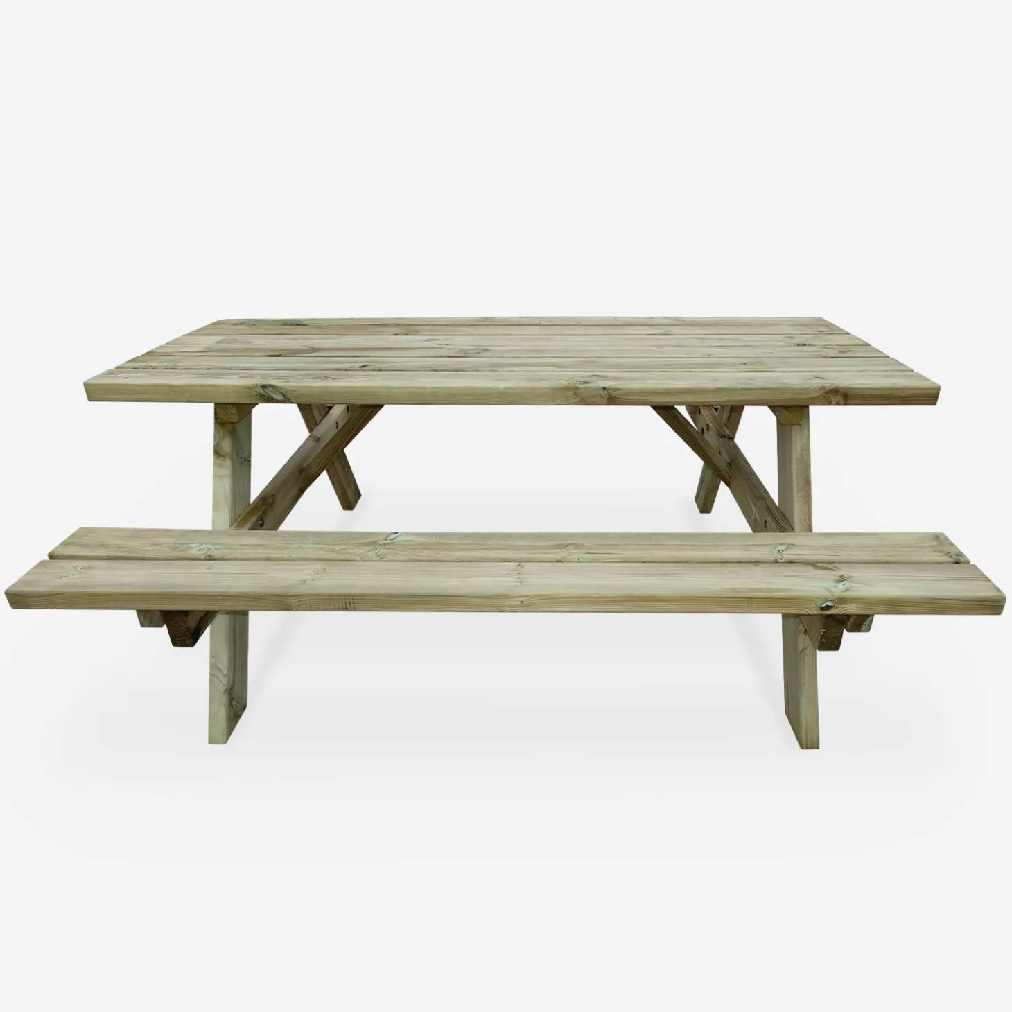 Picknicktisch 180 cm Holz, 6 Personen - PANCHINA