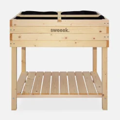 Quadratischer Gemüsegarten auf Stützen 80x60, Anemone