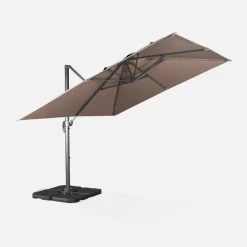 Quadratischer Sonnenschirm 3x3m