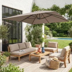 Rechteckiger Sonnenschirm 3x4 m