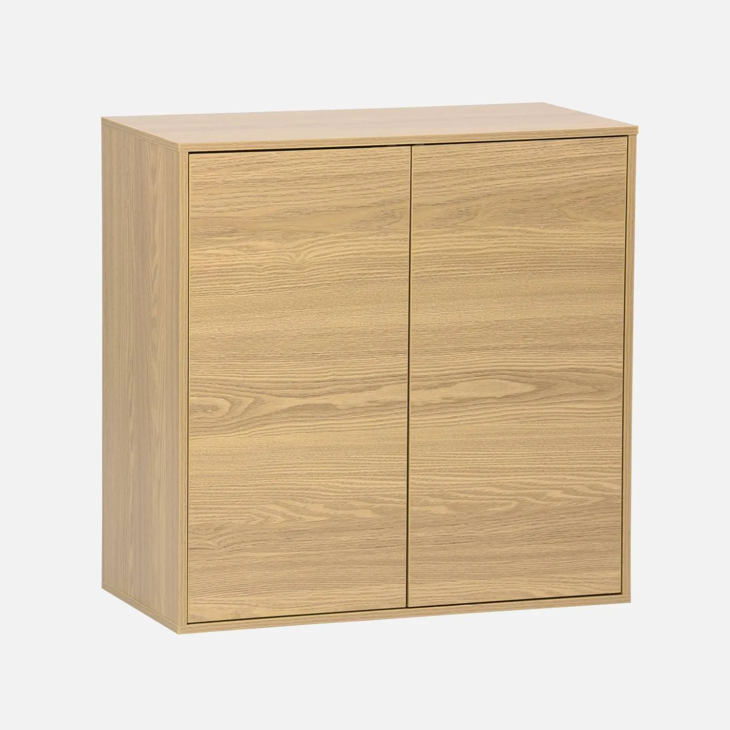 Schrank Aufbewahrungsmodul Holzdekor 2 Türen 70cm