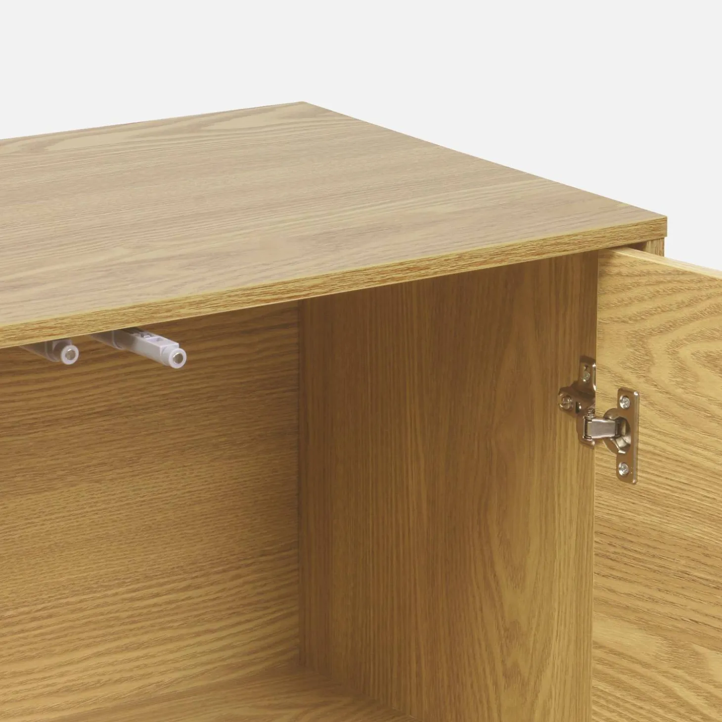 Schrank Aufbewahrungsmodul Holzdekor 2 Türen 70cm