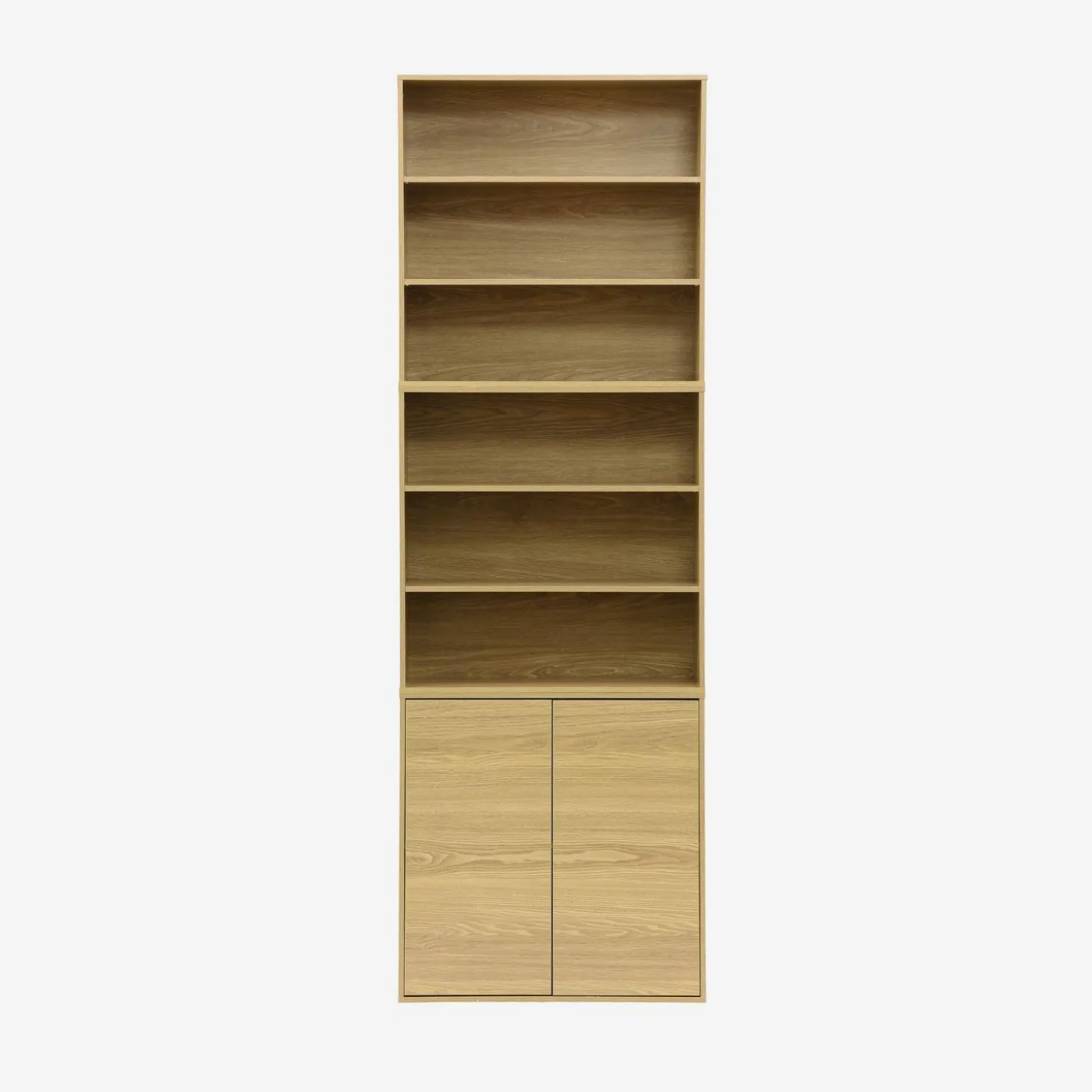 Schrank Aufbewahrungsmodul Holzdekor 2 Türen 70cm