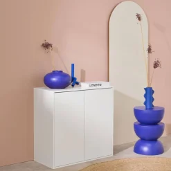 Schrank Aufbewahrungsmodul Holzdekor 2 Türen 70cm