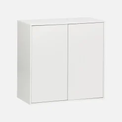 Schrank Aufbewahrungsmodul Holzdekor 2 Türen 70cm