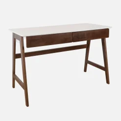 Schreibtisch Holzdekor 2 Schubladen