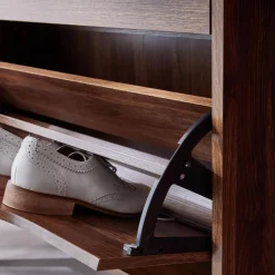 Schuhschrank Holzdekor 3 Klapptüren