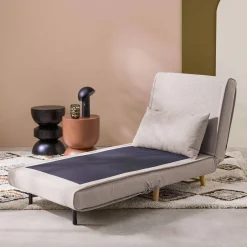 Sessel mit Holzgestell und Schlaffunktion für 1 Person
