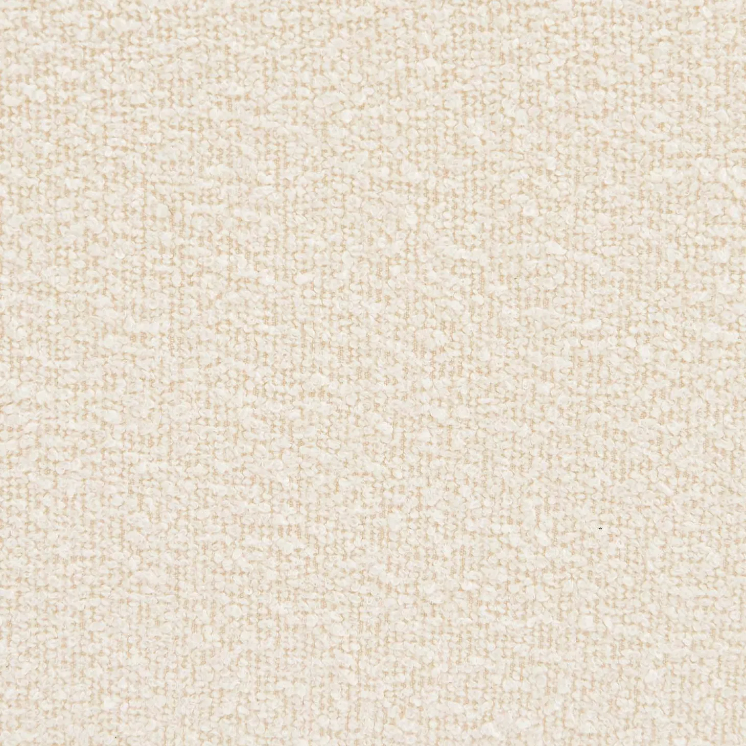 Sessel mit strukturiertem Bouclé-Bezug und Hocker