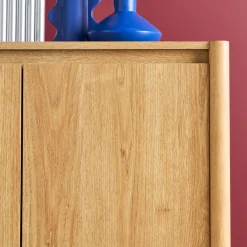 Sideboard Holzdekor 2 Türen 80 cm