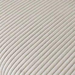 2-3-Sitzer Design-Schlafsofa mit Cordbezug und verchromten Metallfüßen