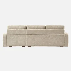 3-Sitzer Ecksofa Recamiere rechts mit Stoffbezug