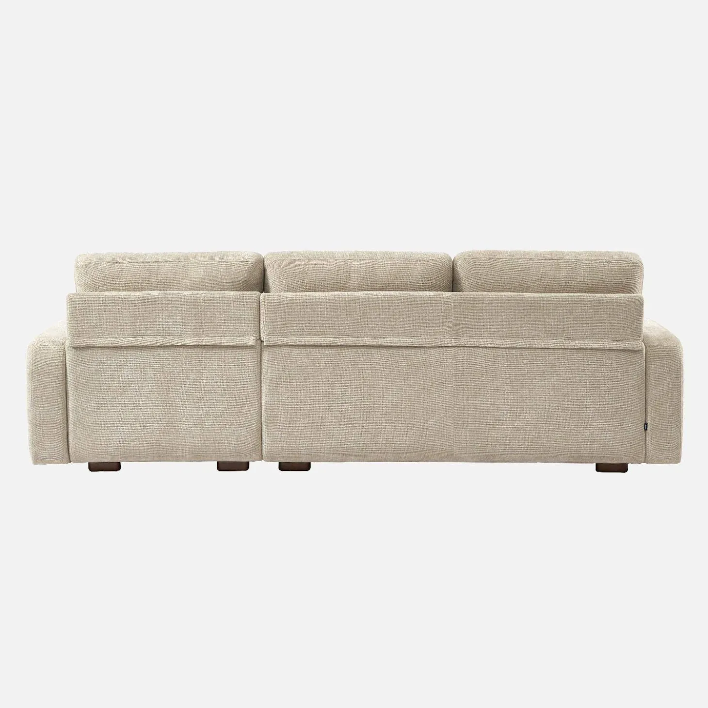 3-Sitzer Ecksofa Recamiere rechts mit Stoffbezug