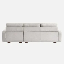 3-Sitzer Ecksofa Recamiere rechts mit Stoffbezug