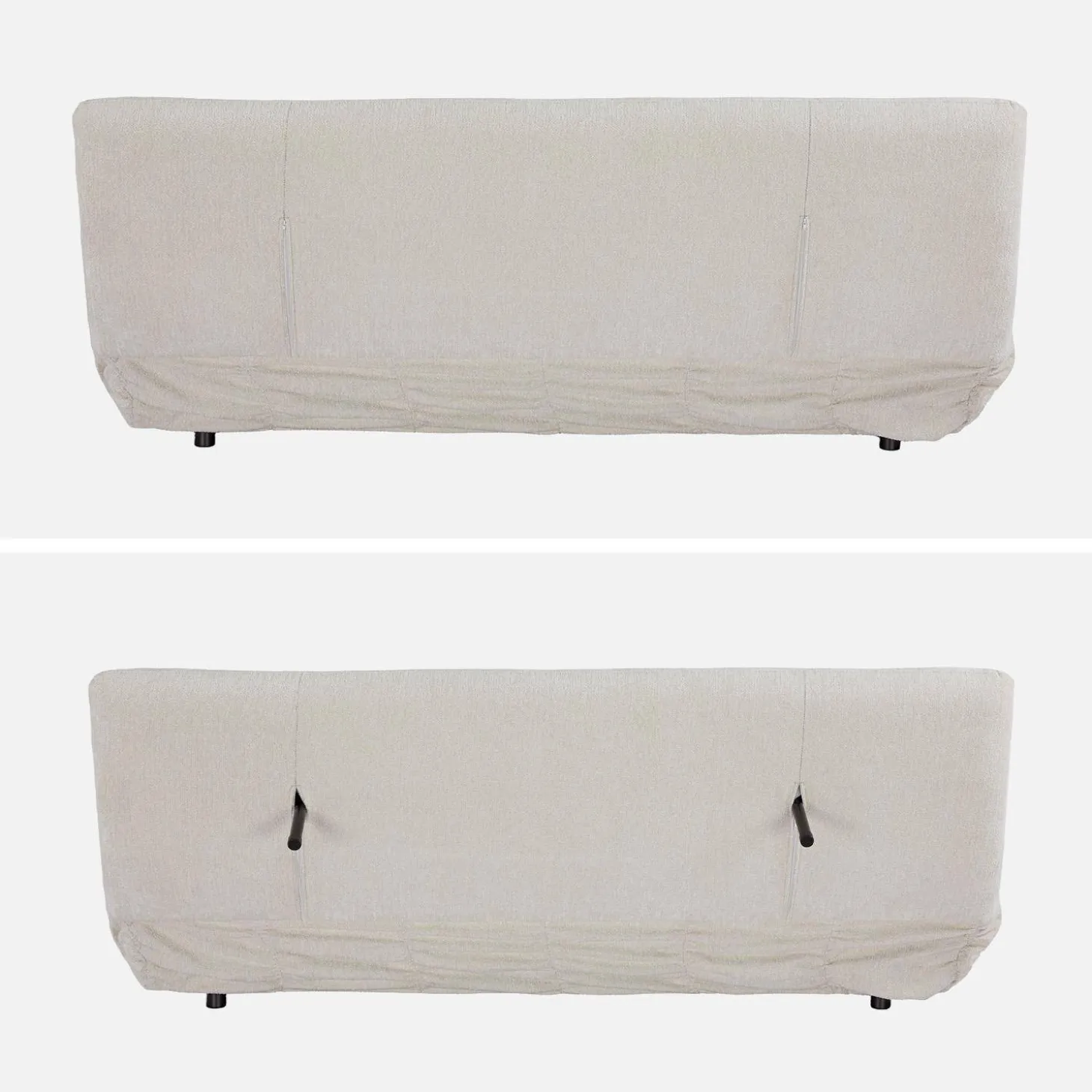 3-Sitzer Schlafsofa mit Chenille-Bezug