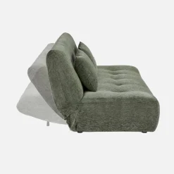 3-Sitzer Schlafsofa mit Chenille-Bezug