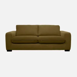 3-Sitzer Schlafsofa mit Chenille-Bezug und 10 cm Matratze - Hergestellt in Frankreich